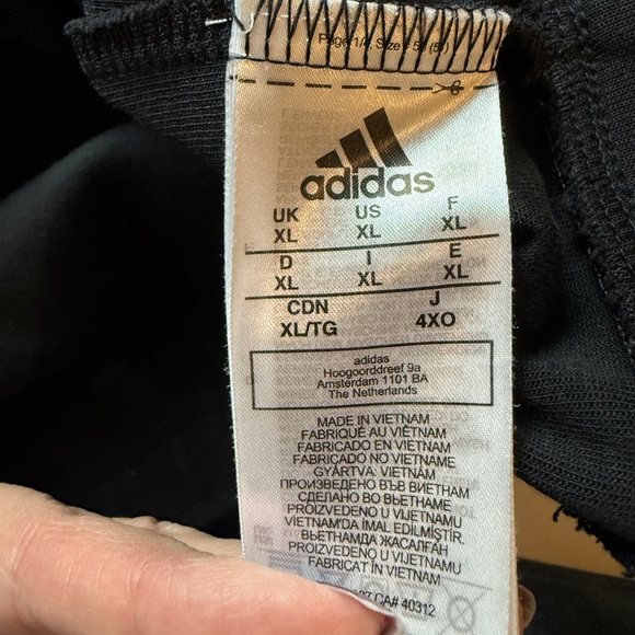 Adidas Vegas Golden Knights Men’s Long Sleeve Full Zip Up Jacket Black XL - Picture 9 of 10